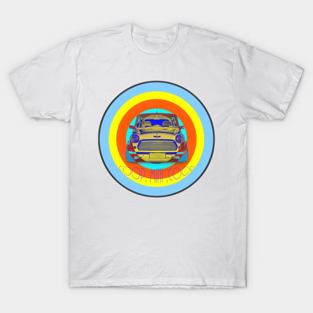 Mini Cooper on target T-Shirt by AaaahEeeekStudio